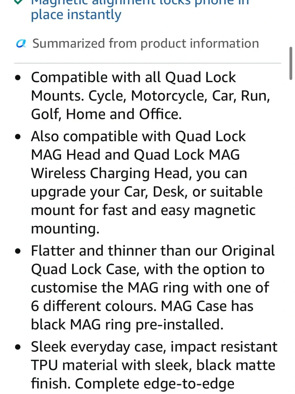 Quad Lock iPhone 15 Case